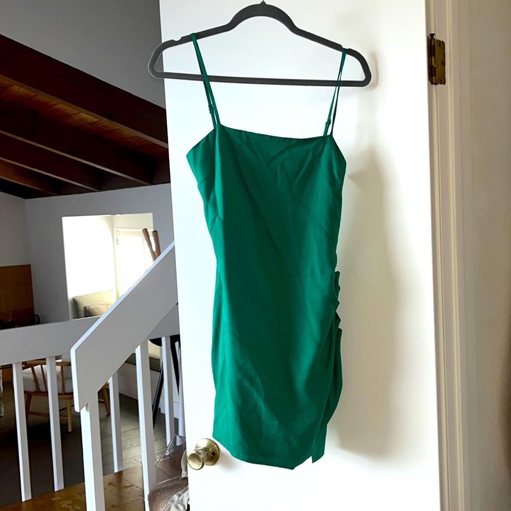 Green dress XS